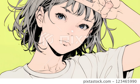 Young woman feeling negative emotions 123465990
