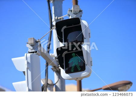pedestrian traffic light pedestrian traffic light 123466073