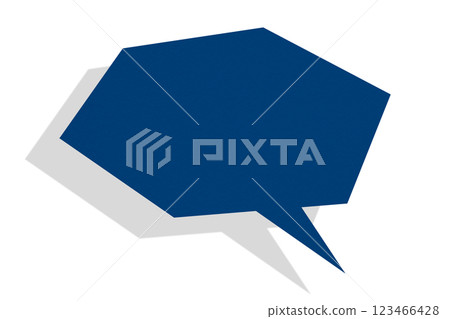 Blue paper speech bubbles isolated on transparent background Blue paper speech bubbles isolated on transparent background 123466428