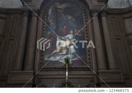 Saint Etienne cathedral, in Beauvais, France 123466573