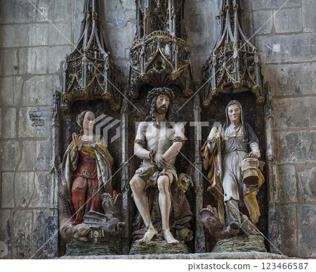Saint Etienne cathedral, in Beauvais, France 123466587