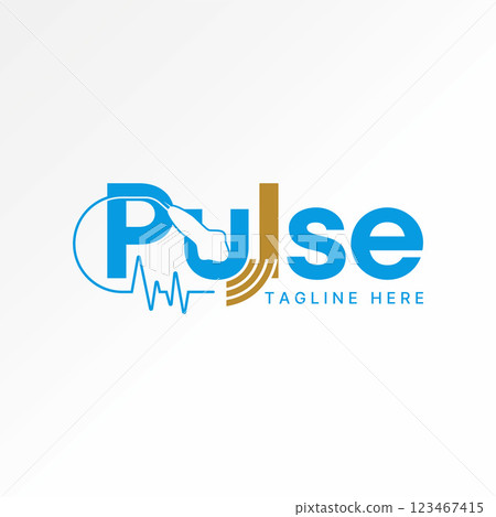 Logo design graphic concept creative premium vector stock image top sell word text Pulse stalk leaves leaf heal medical sonar signal router tech laser Logo design graphic concept creative premium vector stock image top sell word text Pulse stalk leaves leaf heal medical sonar signal router tech laser 123467415