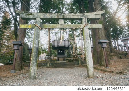[Suwa Taisha Shimosha Akimiya] Hachiman Shrine [Shimosuwa Town, Suwa District] 123468811