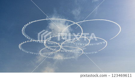 日本航空自衛隊藍色衝擊波訓練飛行 日本航空自衛隊藍色衝擊波訓練飛行 123469611