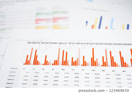 Chart graph paper. Finance, account, statistic, investment data economy, stock exchange business. Chart graph paper. Finance, account, statistic, investment data economy, stock exchange business. 123469639