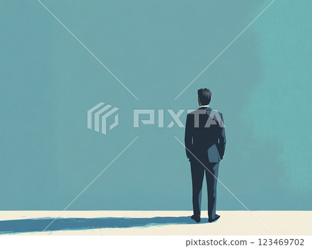 Man in Suit #04 123469702