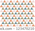 Seamless triangle pattern.Colorful repeat pattern.Geometric vector graphic abstract background. 123470210