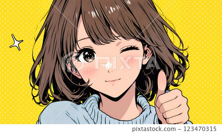 Young woman showing thumbs up to show approval Young woman showing thumbs up to show approval 123470315