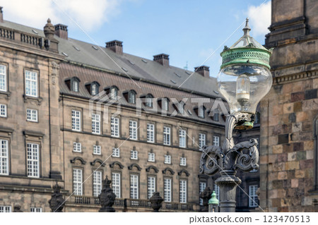 Christiansborg Palace in Copenhagen. Danish Parliament Folketinget. Christiansborg Palace in Copenhagen. Danish Parliament Folketinget. 123470513