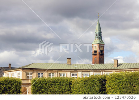 Copenhagen City Hall in central Copenhagen, Denmark. Copenhagen City Hall in central Copenhagen, Denmark. 123470526