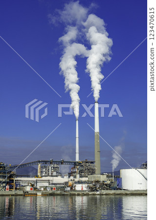 德山 德山製造廠 私人發電廠 煙囪 山口縣周南市 123470615