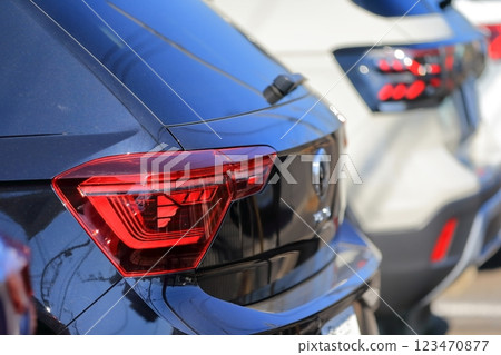 Car taillights (imported cars) image 123470877