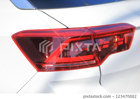 Car taillights (imported cars) image 123470882