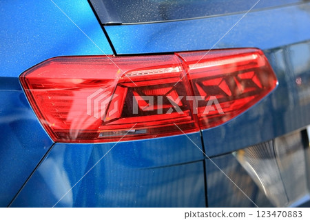 Car taillights (imported cars) image 123470883