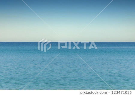 An Stunning beautiful sea landscape beach with turquoise water w 123471035