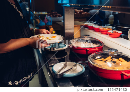 Food Buffet Catering Dining Eating Party Sharing Concept. Food Buffet Catering Dining Eating Party Sharing Concept. 123471480