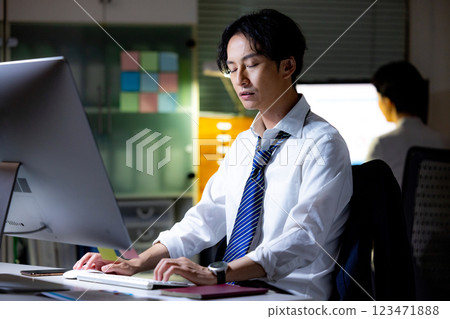 Overtime male business 123471888