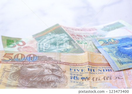Hong Kong currency, Hong Kong dollar (HKD) banknotes Hong Kong currency, Hong Kong dollar (HKD) banknotes 123473400