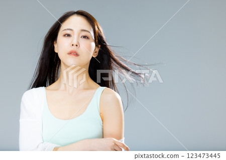 Female hair image Female hair image 123473445