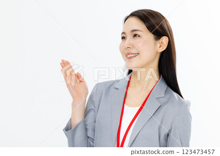 Smiling business woman posing Smiling business woman posing 123473457