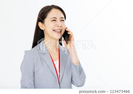 叫的企業微笑婦女 123473466