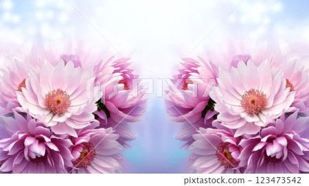 Beautiful dahlia flowers 123473542