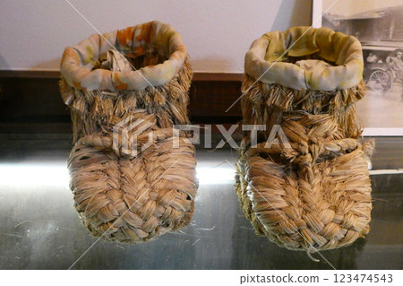 Children's snow shoes at the Hayachine and Kenji Memorial Museum in Hanamaki, Iwate Prefecture Children's snow shoes at the Hayachine and Kenji Memorial Museum in Hanamaki, Iwate Prefecture 123474543