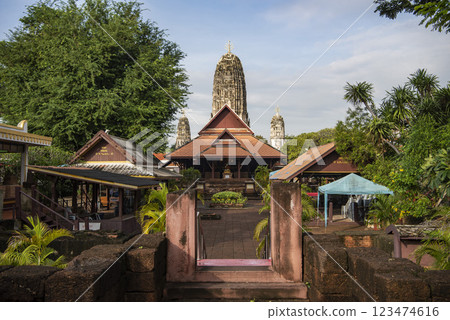 THAILAND RATCHABURI WAT MAHATHAT WORAWIHAN 123474616