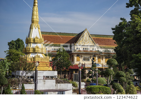 THAILAND RATCHABURI WAT MAHATHAT WORAWIHAN THAILAND RATCHABURI WAT MAHATHAT WORAWIHAN 123474622