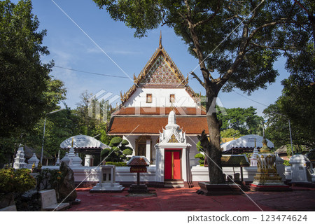 THAILAND RATCHABURI WAT MAHATHAT WORAWIHAN 123474624