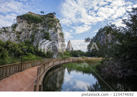THAILAND RATCHABURI KHAO NGU ROCK PARK 123474692
