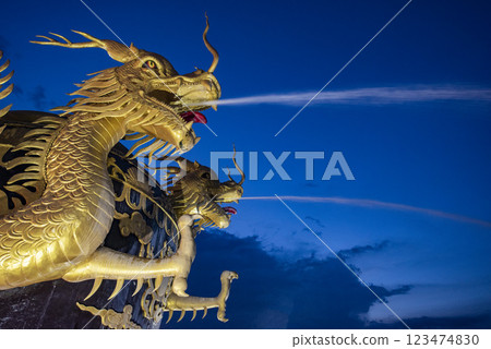 THAILAND RATCHABURI CITY DRAGON POT MONUMENT 123474830