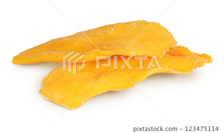 dried mango isolated on white background dried mango isolated on white background 123475114