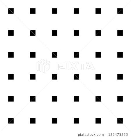 Simple pixel art seamless pattern Black 6.25% Square 123475253