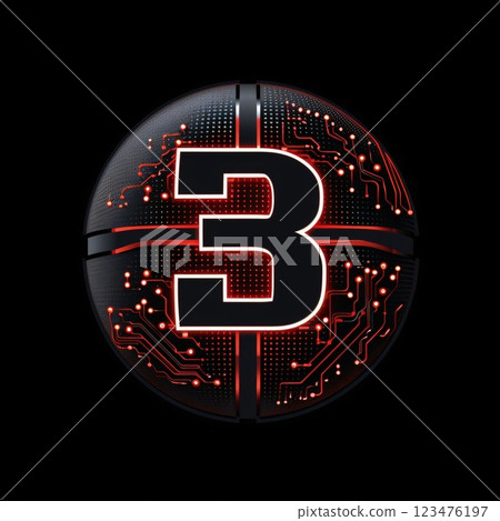 B letter technology design on black background. Vector illustration. Eps 10. B letter technology design on black background. Vector illustration. Eps 10. 123476197