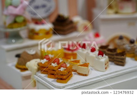 Miniature cake shop Miniature cake shop 123476932