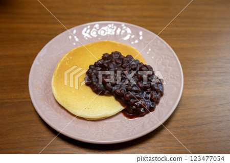 自製紅豆煎餅 123477054