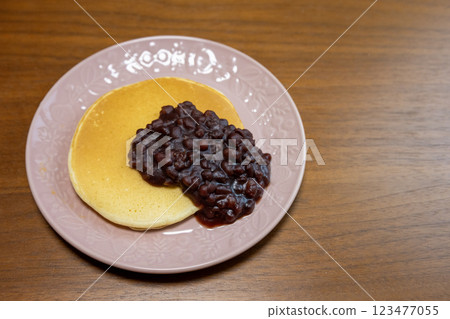 自製紅豆煎餅 123477055