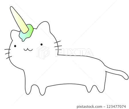 貓獨角獸 123477074