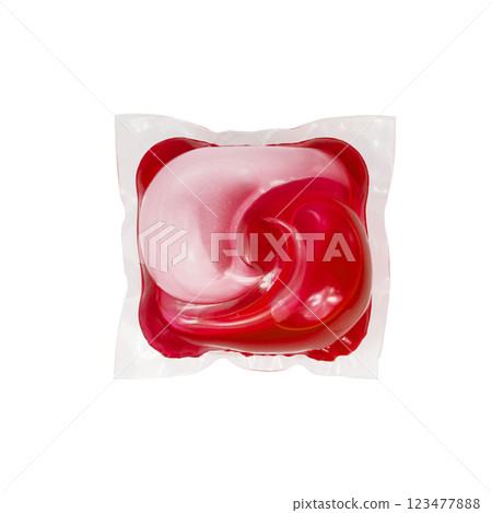 Washing gel capsule powder for cloth isolated on the white background Washing gel capsule powder for cloth isolated on the white background 123477888