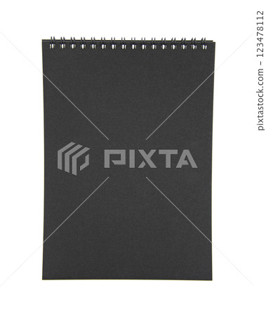 buisness mockup notebook planner isolated on the white background 123478112