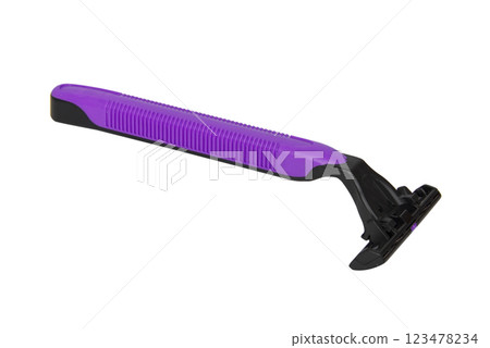 Razor for man care isolated on the white background 123478234