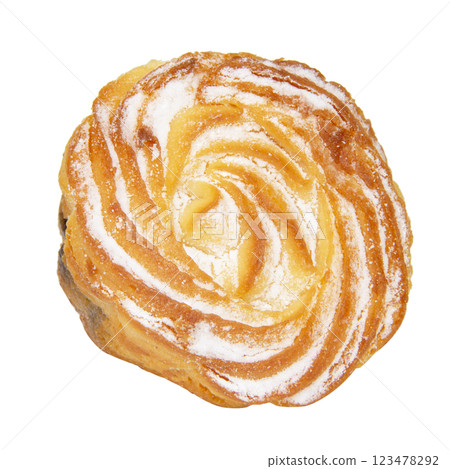 Cheese cake muffin isolated on the white background Cheese cake muffin isolated on the white background 123478292