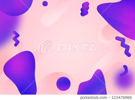 Suprematic creative mockup frame with contemporary fluid melted shapes. Holographic pastel colored synthwave border. A4 modern background with copy space for flyers, brochures, placards. Suprematic creative mockup frame with contemporary fluid melted shapes. Holographic pastel colored synthwave border. A4 modern background with copy space for flyers, brochures, placards. 123478966