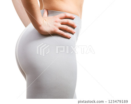 female hips wearing thermoactive underwear female hips wearing thermoactive underwear 123479189