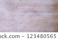 Wood Texture Background, Light Brown, Horizontal Lines Close-Up Table Surface 123480565