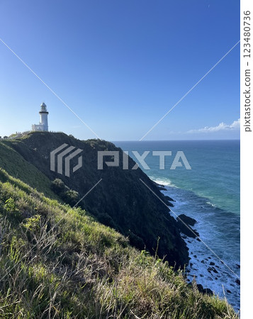 Lighthouse in Byron Bay, New South Wales, Australia 123480736