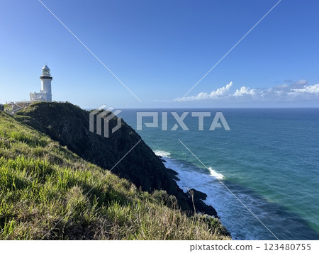 Lighthouse in Byron Bay, New South Wales, Australia 123480755