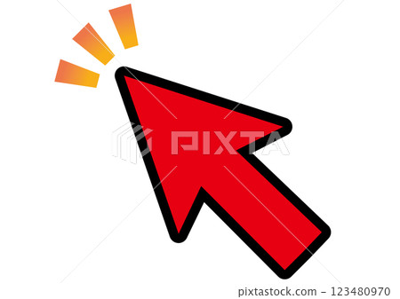 Arrow, attention, landmark, point, click, mouse, direction, forward, cursor, red, point, arrow, instruction, guidance, Arrow, attention, landmark, point, click, mouse, direction, forward, cursor, red, point, arrow, instruction, guidance, 123480970