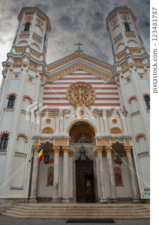 New Church of St. Spyridon in Bucharest, Romania. New Church of St. Spyridon in Bucharest, Romania. 123481787